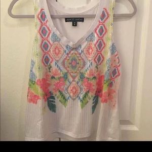 Super cute sequin tank top